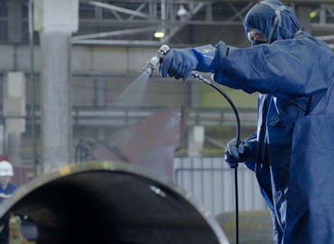 Glossy industrial epoxy floor coating